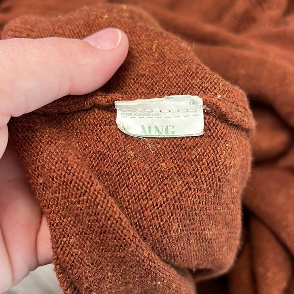 MNG MANGO COLLECTION BROWN TURTLE NECK SMALL - Picture 15 of 16